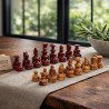 Live Edge Wooden Chess Set With Drawers | Rustic… | JustTrueArts