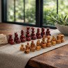 Live Edge Wooden Chess Set | Rustic Natural Wood… | JustTrueArts